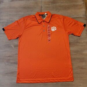Clemson Tigers Shirt Men Medium NCAA College Football Polo Golf Champion